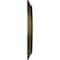 Ekena Millwork Traditional Ceiling Medallion (Fits Canopies up to 2 3/4"), Hand-Painted Brass, 12"OD x 1"P CM12TRBRS - alternate 3